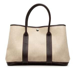 Hermes Garden Party Tote Toile And #245308H19B